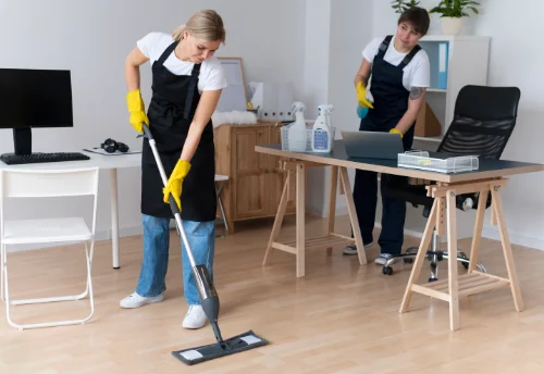 Nettoyage de bureau professionnel à Bussac-Forêt
